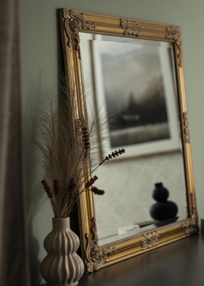 Огледало Bologna Златно 80x80 cm