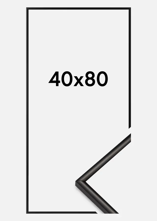 Рамка Scandi Акрилно стъкло Матово черно 40x80 cm