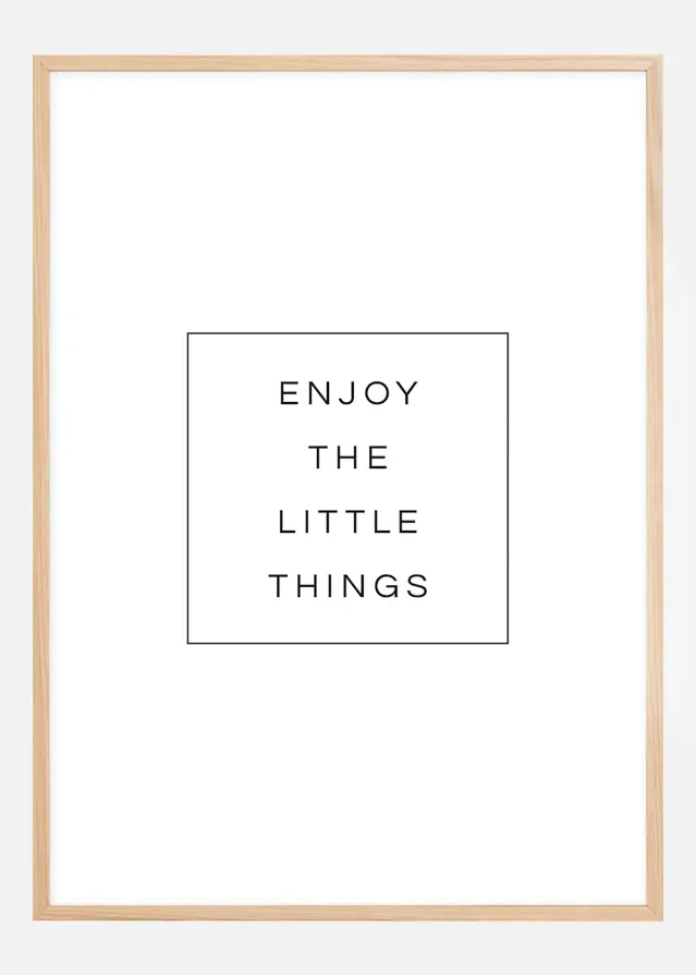 Enjoy the little things Постер