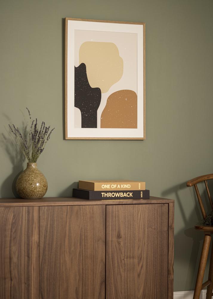 Рамка Soul Oak Veneer 70x100 cm - Паспарту бяло 60x90 cm