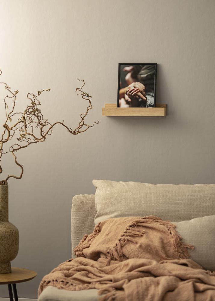 KAILA Рафт за картини Масивен дъб 30 cm