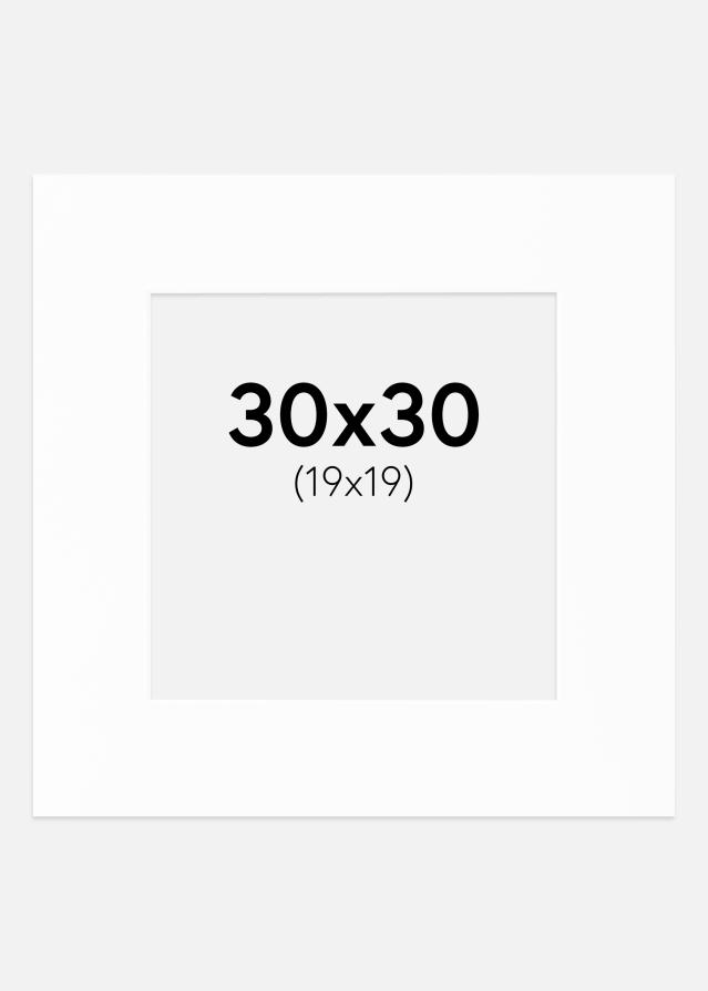 Паспарту Canson бяло Бяло ядро 30x30 cm (19x19)