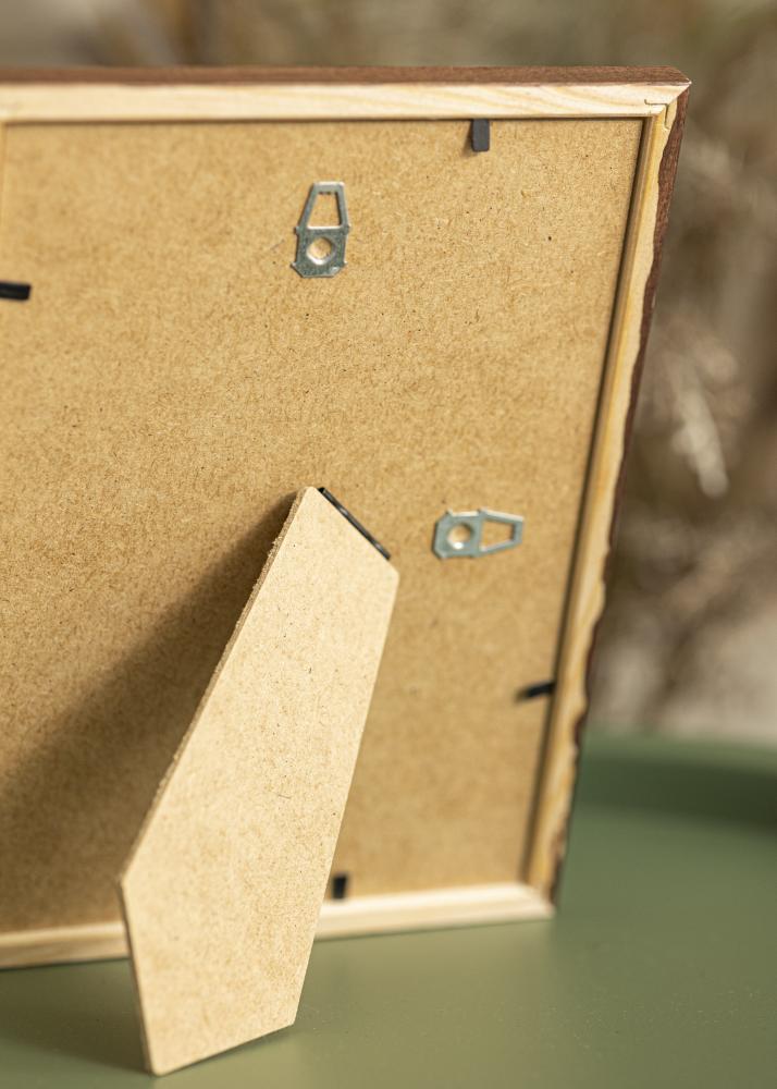 Рамка Galant орех 20x30 cm - Паспарту Черно 10x20 cm