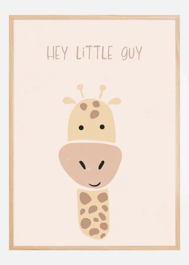 Giraffe nursery Постер