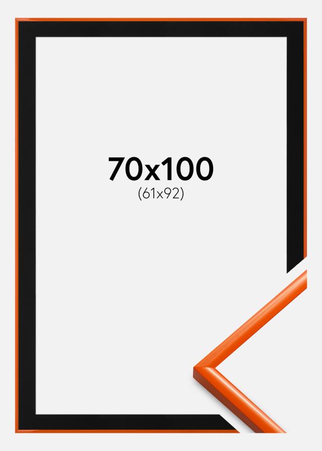 Рамка New Lifestyle Оранжево 70x100 cm - Паспарту Черно 62x93 cm