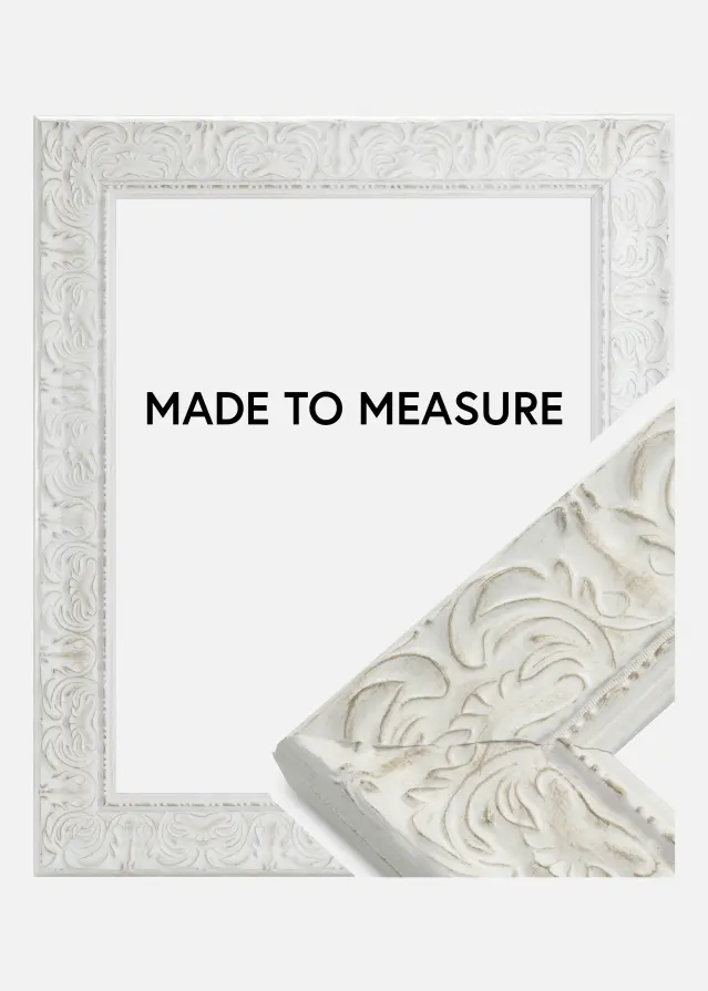 Рамка Durham бяло - произволен размер