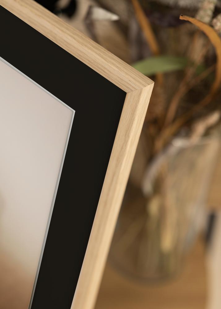 Рамка Edsbyn Дъб 30x40 cm - Паспарту Черно 8x12 inches