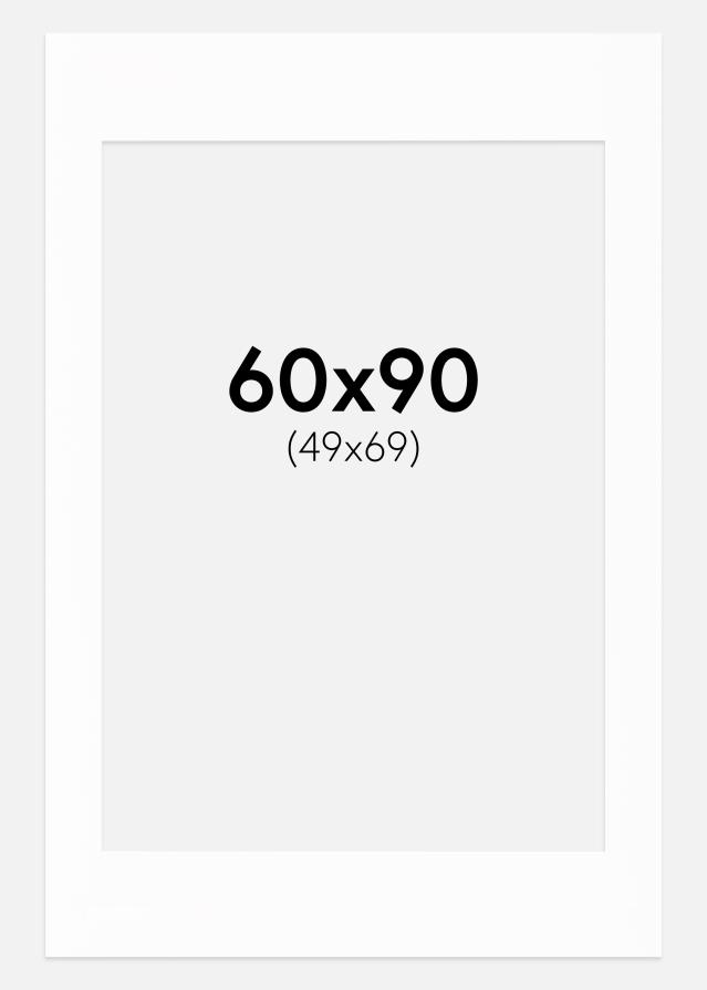 Паспарту Canson бяло Бяло ядро 60x90 cm (49x69)