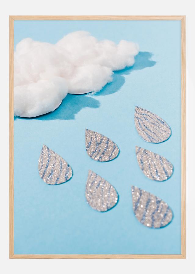 Sparkling raindrops Постер