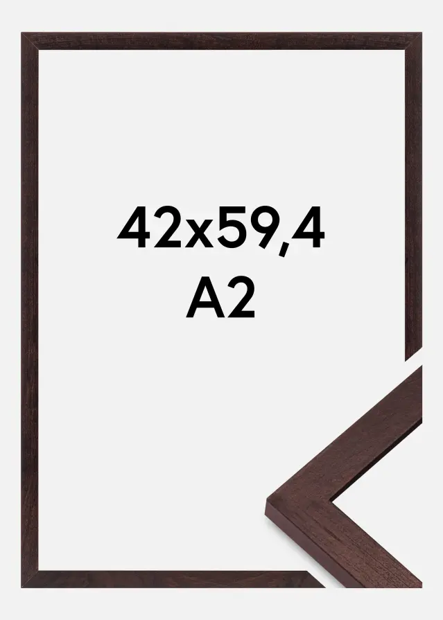 Рамка BGA Classic Акрилно стъкло орех 42x59,4 cm (A2)