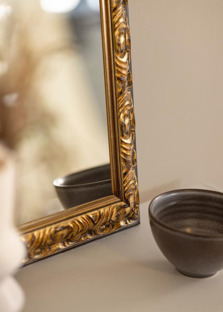 Огледало Odin Златно/Черно - собствени мерки