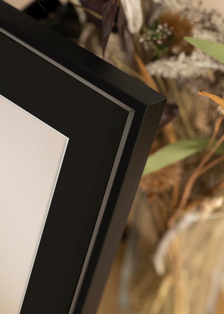 Рамка Globe Черно 24x30 cm - Паспарту Черно 7x9 inches