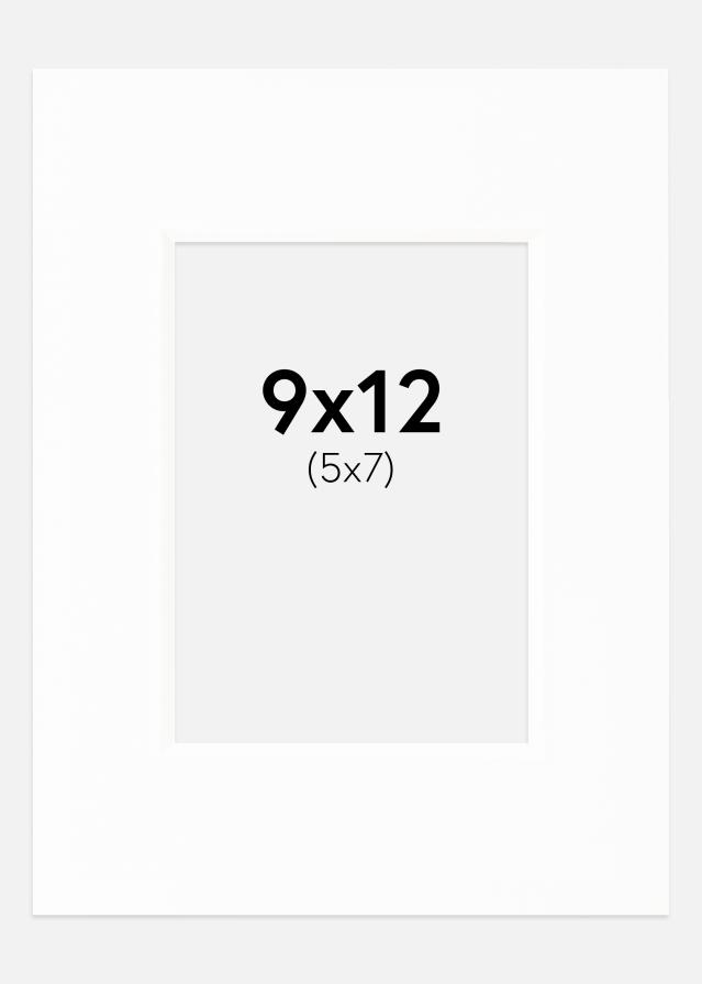 Паспарту Canson бяло Бяло ядро 9x12 cm (5x7)