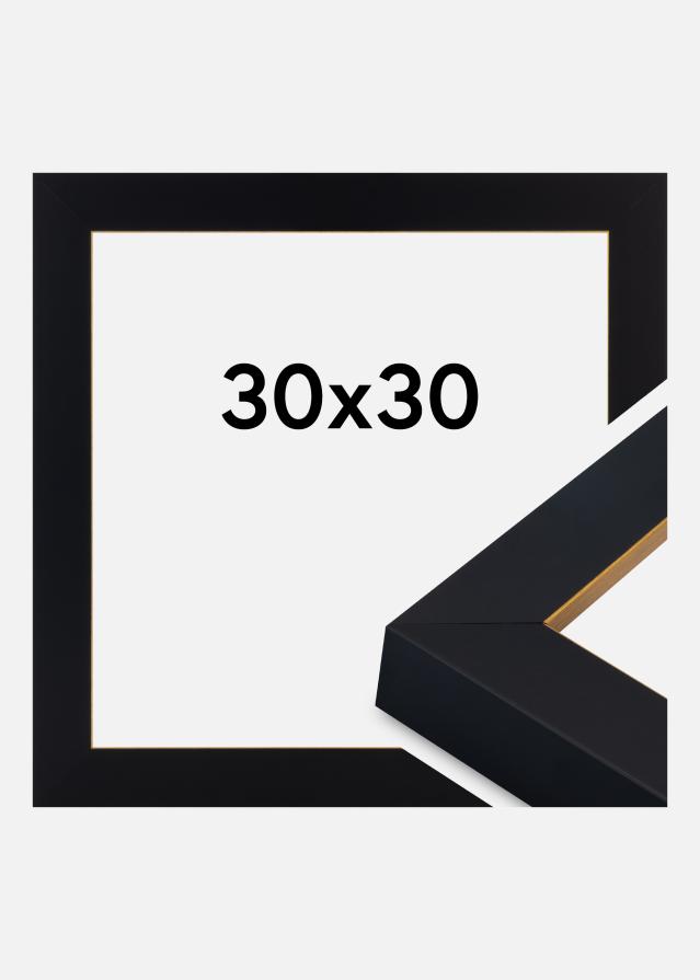 Рамка Sussex Акрилно стъкло Черен/Златен 30x30 cm