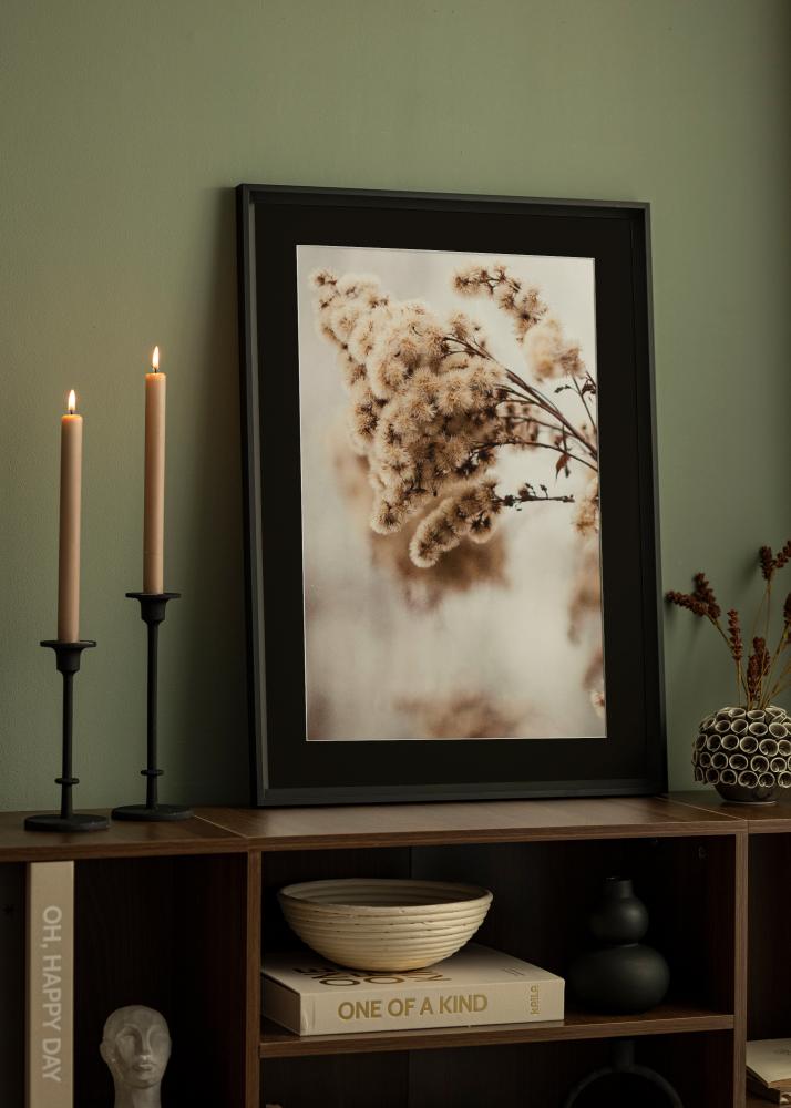 Рамка Globe Черно 24x30 cm - Паспарту Черно 7x9 inches