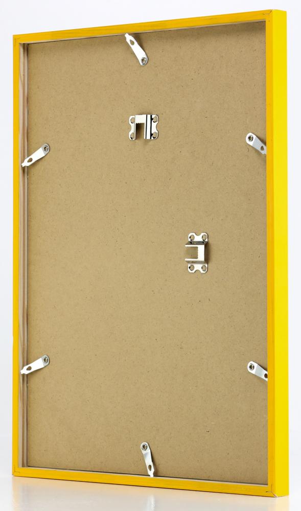 Рамка E-Line Жълто 30x40 cm - Паспарту Черно 21x29,7 cm (A4)