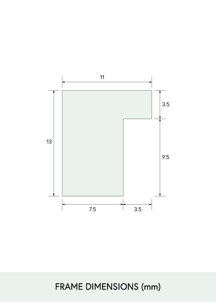 Рамка тесен дъб акрилно стъкло 32x32 cm