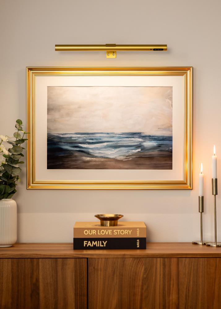 KAILA Halo Батерийно задвижено Осветление за картини 50 cm - Злато