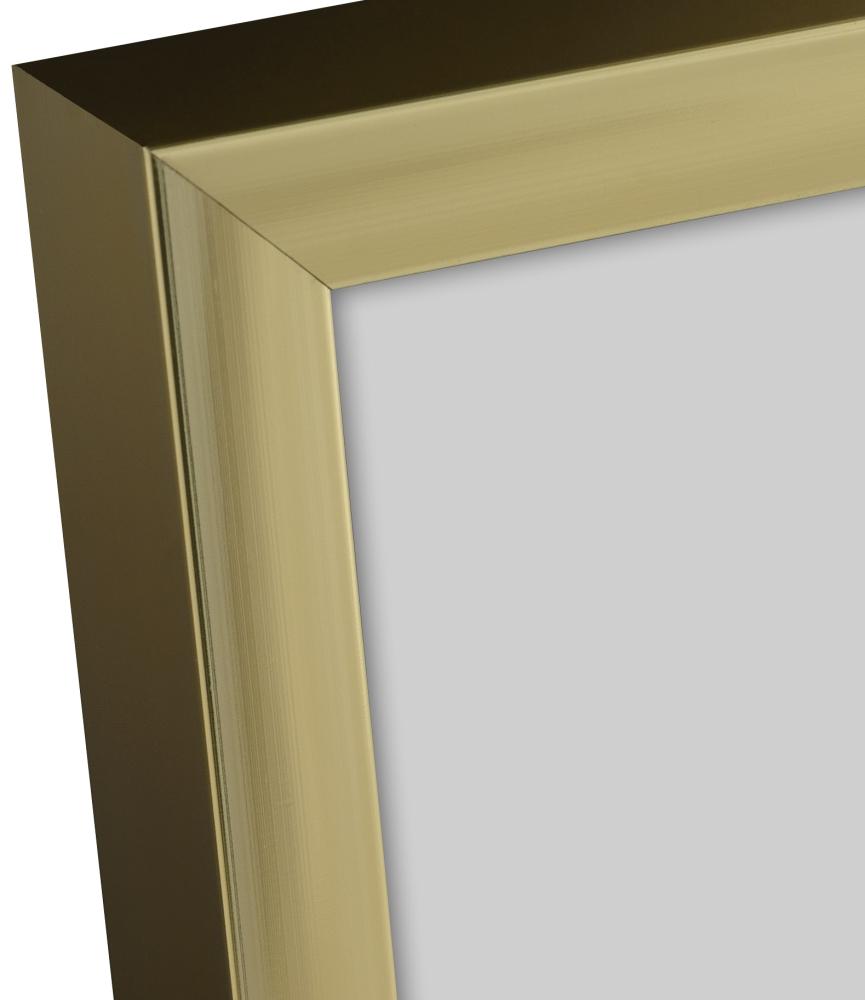 Рамка Постер Frame Aluminum Gold 70x100 cm - Паспарту Черно 59,4x84 cm (A1)