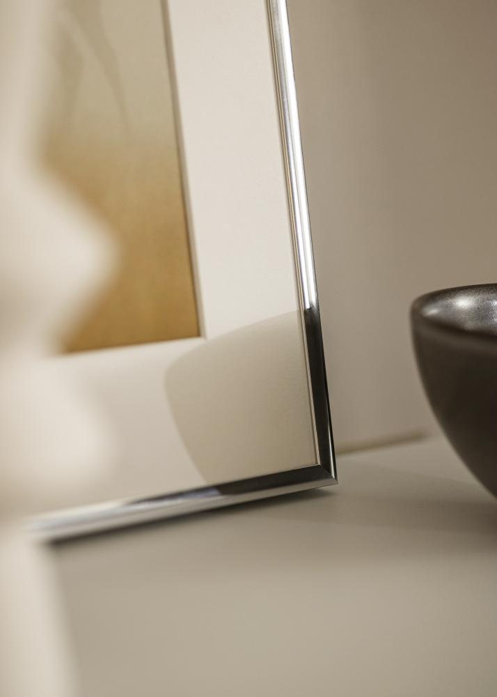 Рамка Алуминий Акрилно стъкло Гланцово сребро 50x70 cm