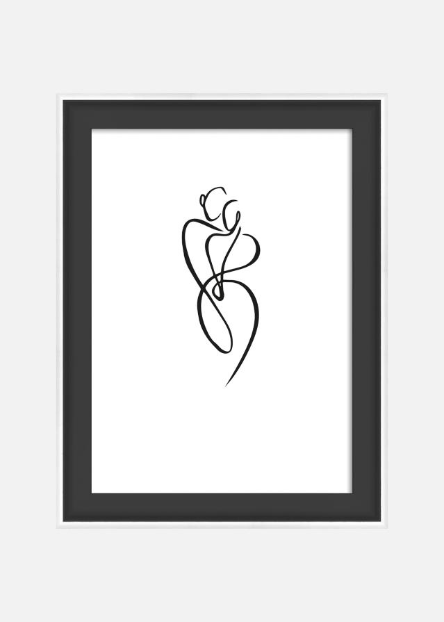 Рамка Silhouette Черен 10x15 cm