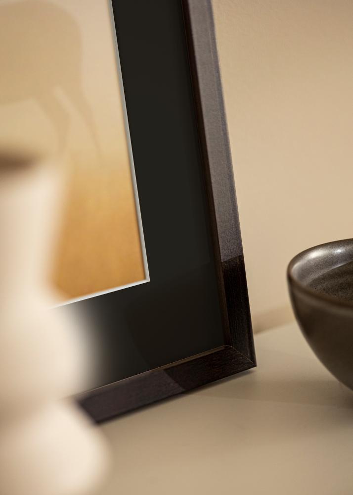 Рамка Selection орех 70x100 cm - Паспарту Черно 61x91,5 cm