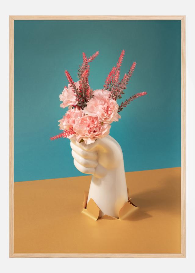 The Hand-Vase Постер