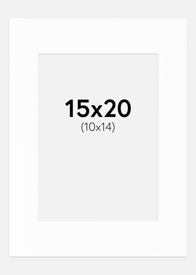 Паспарту Canson бяло Бяло ядро 15x20 cm (10x14)