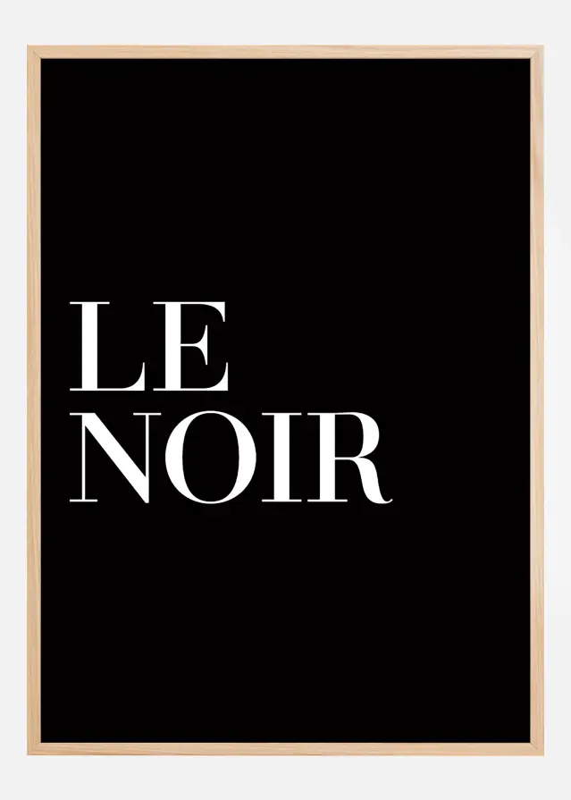 Le Noir Постер