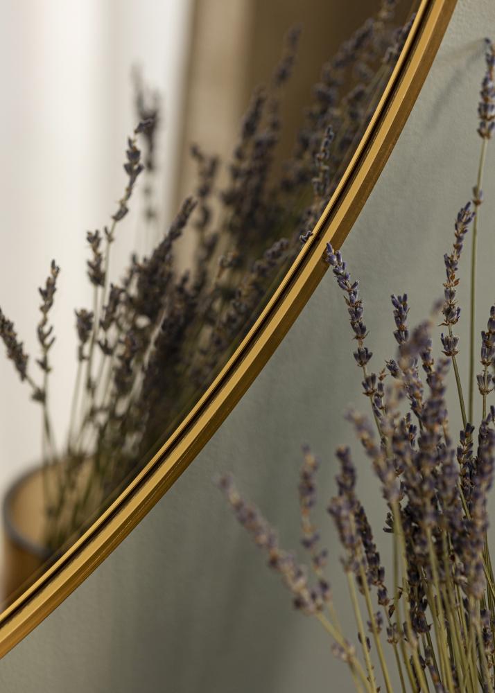 KAILA Кръгъл Огледало Edge Gold 80 cm Ø