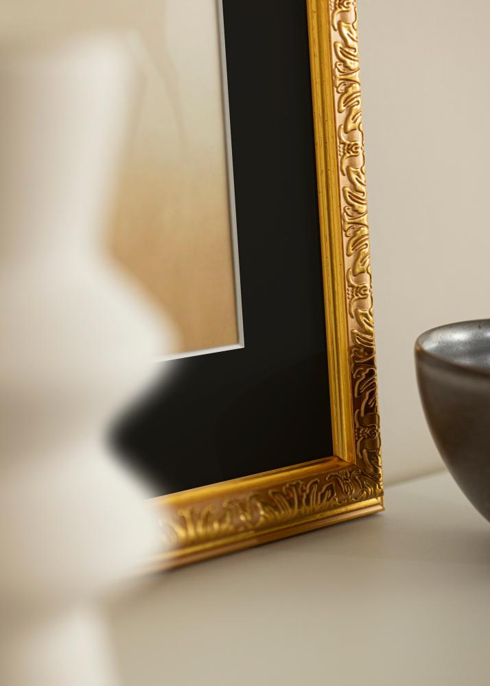 Рамка Nostalgia Златно 35x45 cm - Паспарту Черно 11x14 inches