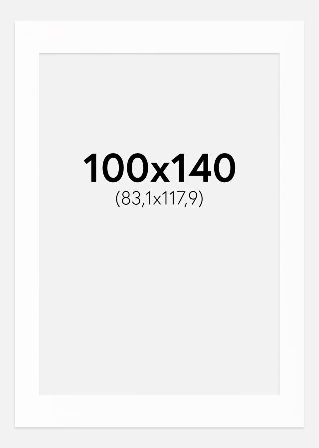 Паспарту Canson бяло Бяло ядро 100x140 cm (83,1x117,9)