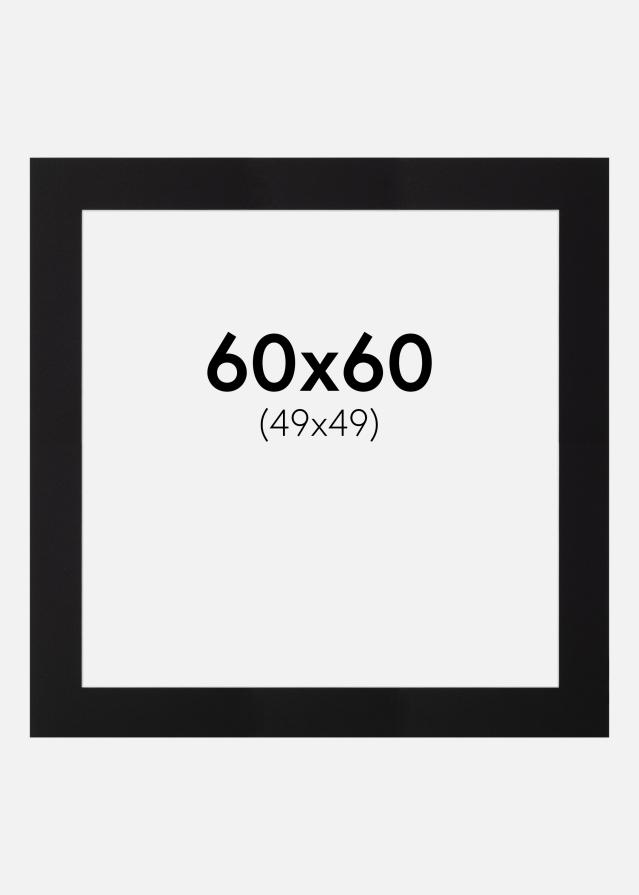 Паспарту Canson Черно Бяло ядро 60x60 cm (49x49)