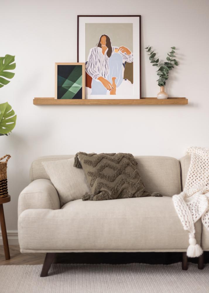 KAILA Рафт за картини Дъб 130 cm