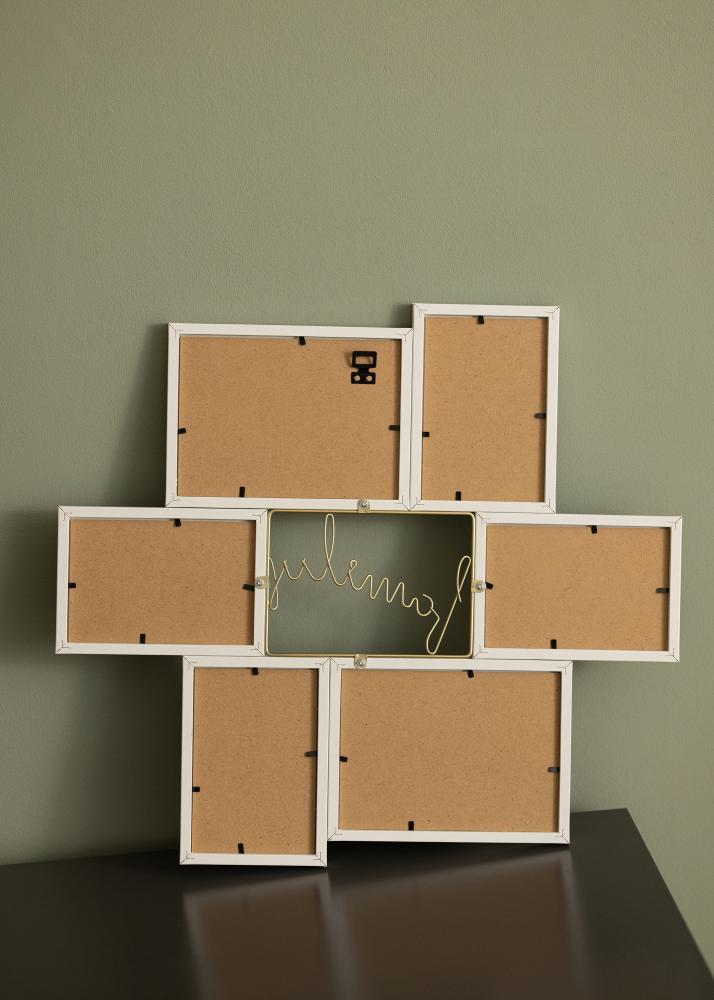 Lovely Family Рамка за колаж бяло - 6 Снимки