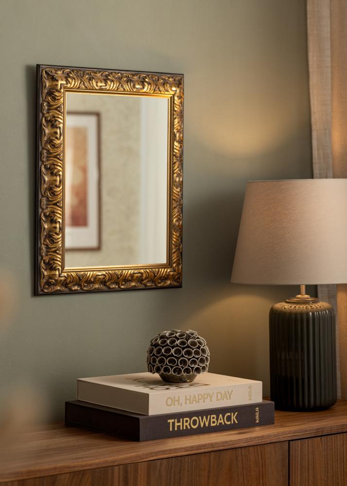 Огледало Odin Златно/Черно - собствени мерки