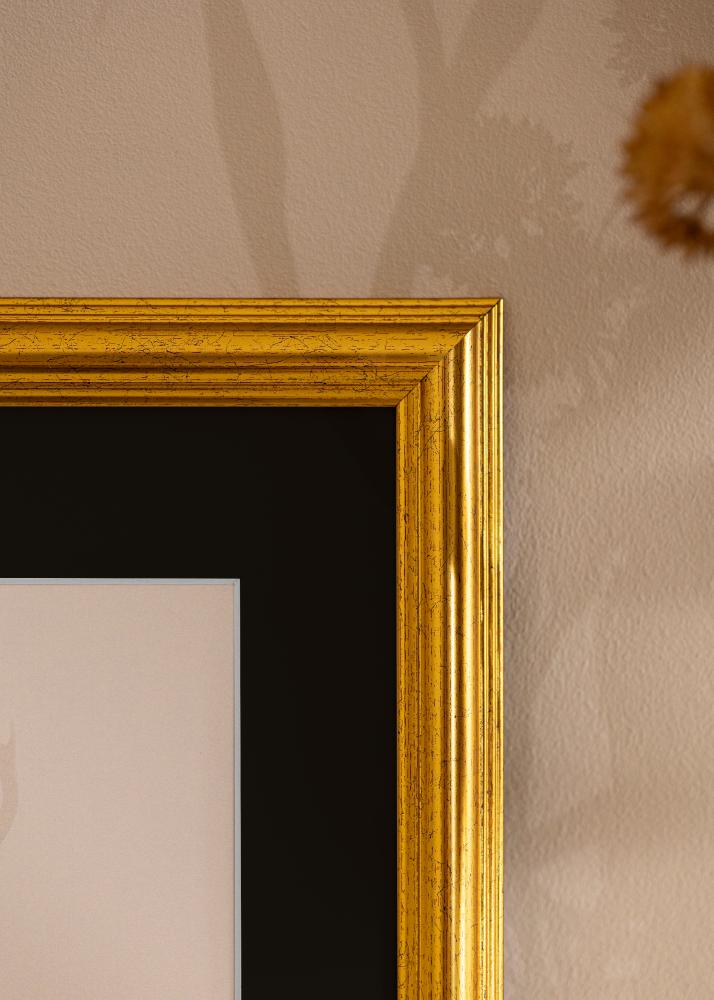 Рамка Västkusten Златно 40x100 cm - Паспарту Черно 30x90 cm