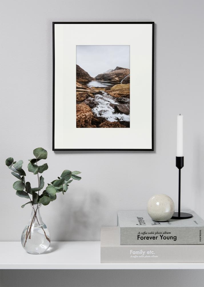 Паспарту XL бяло Бяло ядро 40x50 cm (20x28,7 - A4)