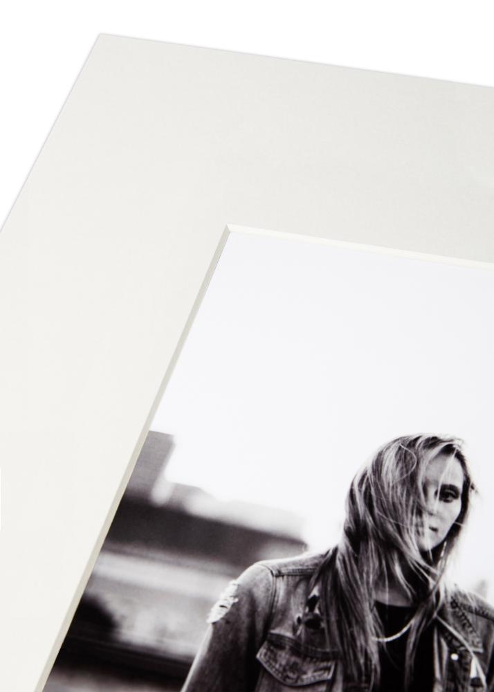 Паспарту XL Стандартен бяло Бяло ядро 20x25 cm (9x14)