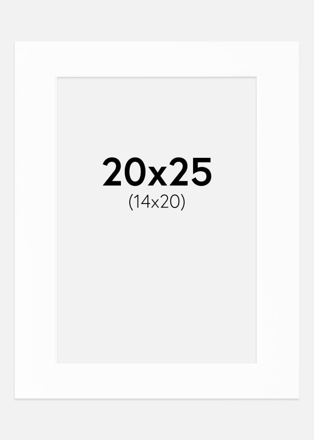 Паспарту Canson бяло Бяло ядро 20x25 cm (14x20)