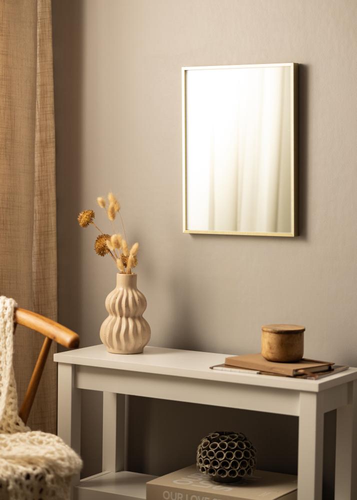 Огледало Nielsen Премиум Alpha Четкано злато - Собствени Мярка