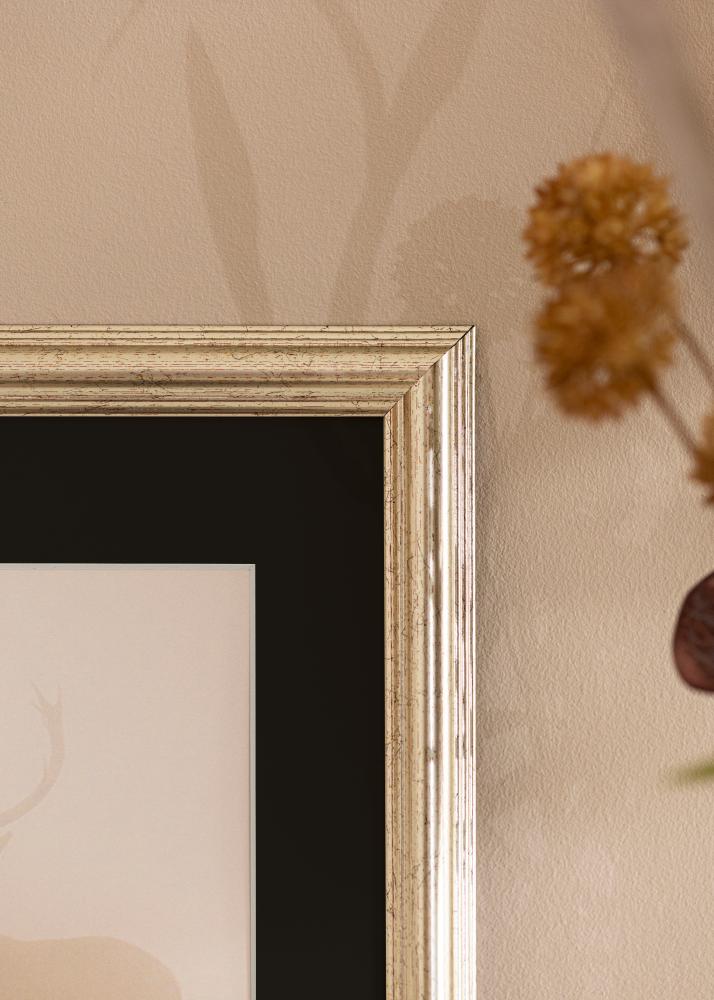 Рамка Västkusten Сребро 70x100 cm - Паспарту Черно 62x93 cm