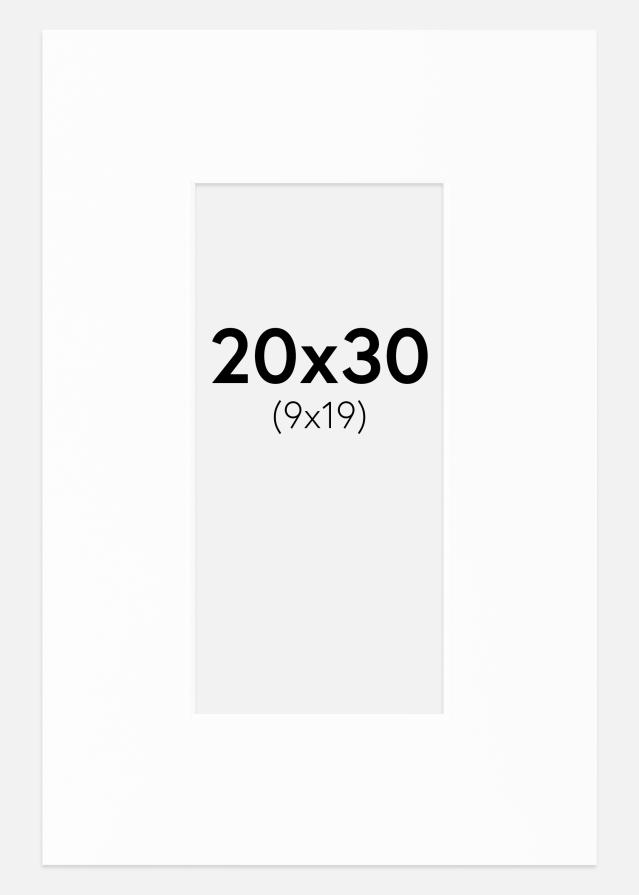 Паспарту Canson бяло Бяло ядро 20x30 cm (9x19)