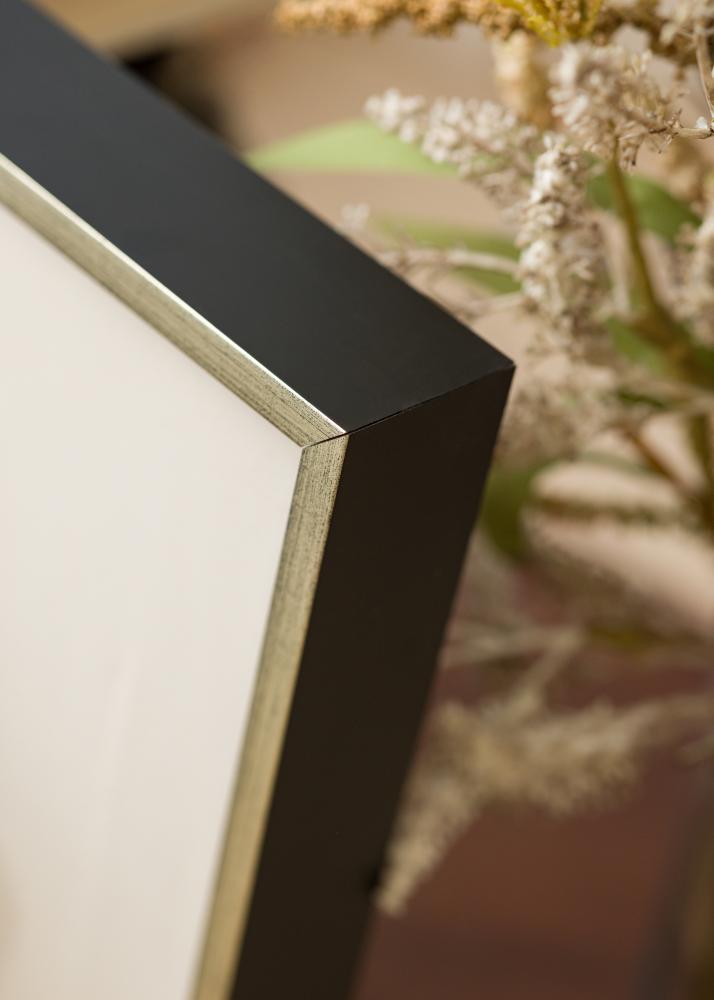 Рамка Ra Рамка за канава Черно/Сребърно - произволен размер