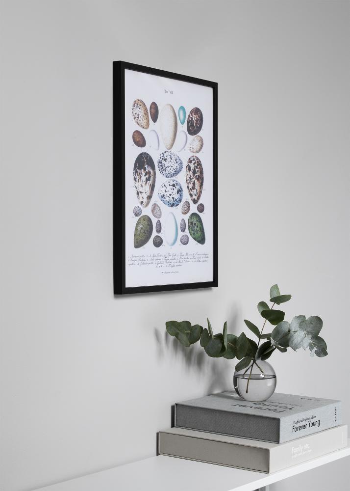 Рамка Oslo Черно 30x40 cm - Паспарту Черно 18x27 cm