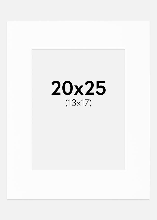 Паспарту Canson бяло Бяло ядро 20x25 cm (13x17)