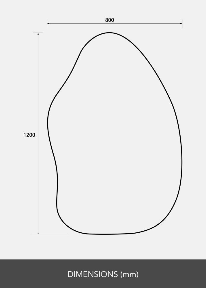Огледало Perspective 80x120 cm