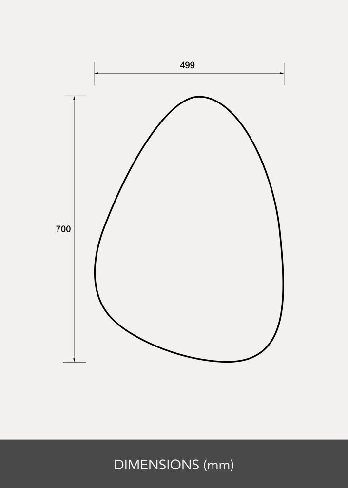 Огледало Pebble 50x70 cm - Selected By BGA