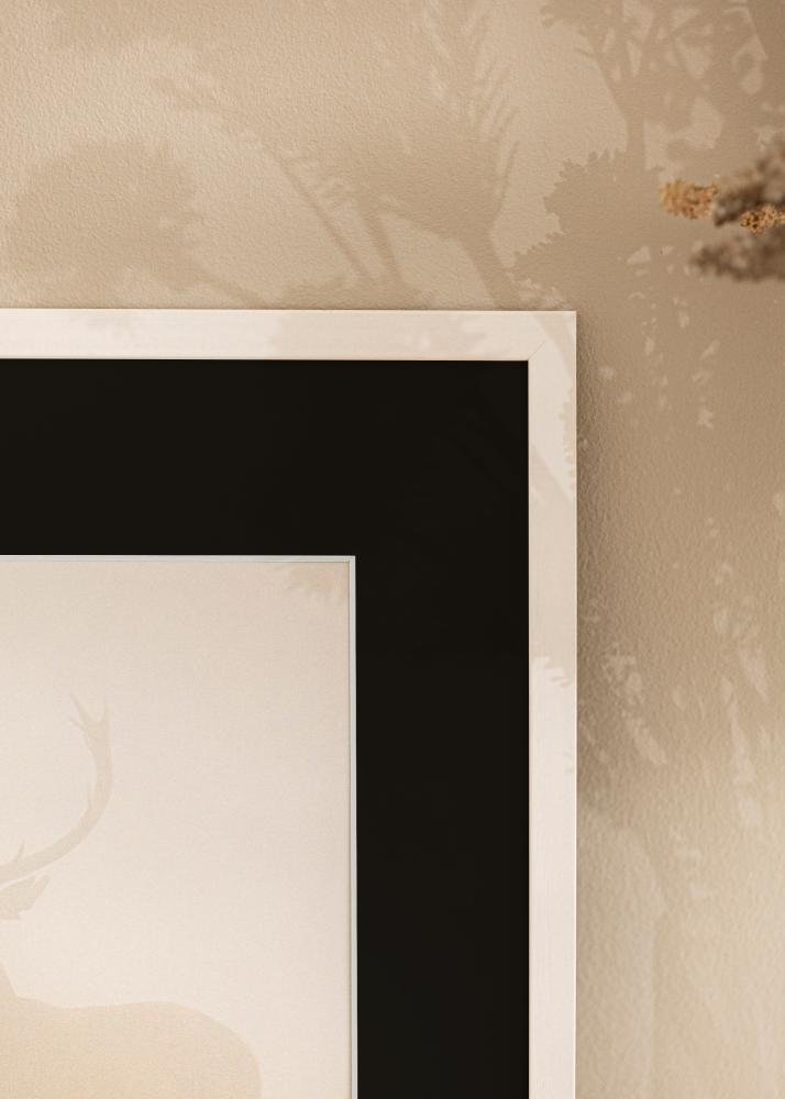 Рамка Edsbyn бяло 40x60 cm - Паспарту Черно 30x50 cm