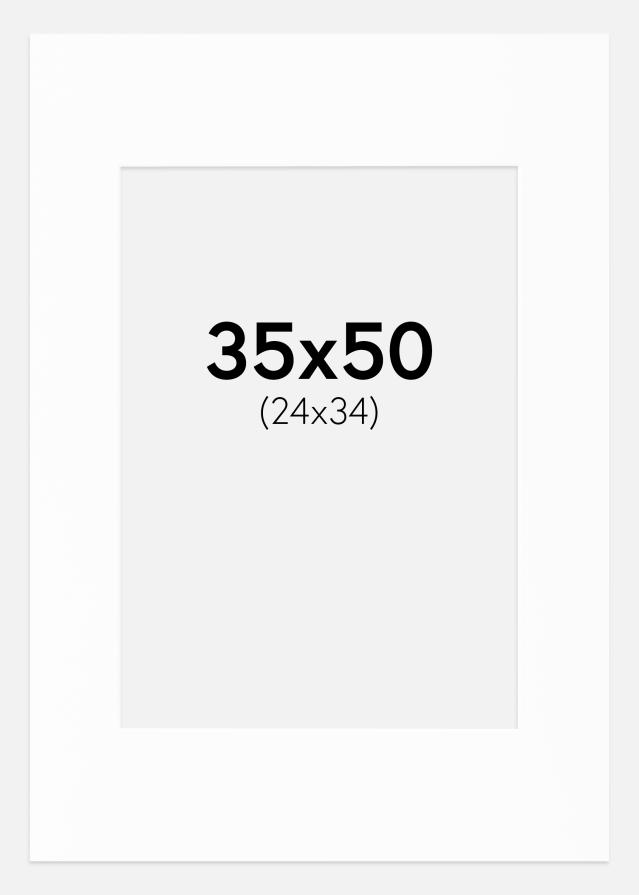 Паспарту Canson бяло Бяло ядро 35x50 cm (24x34)